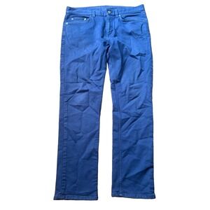 Banana Republic Traveler Slim Fit Pants Mens 32x30 Blue